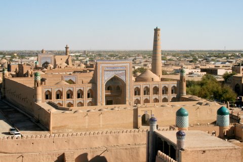 KHIVA   Minarets & Madrassahs