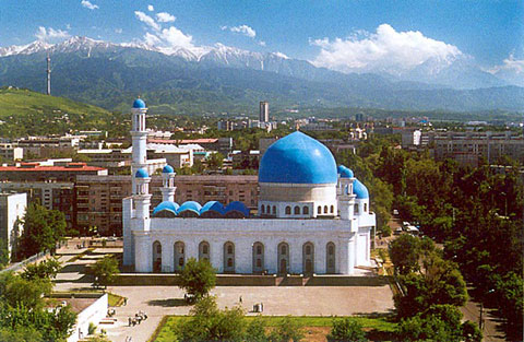 Aerial view of Almaty-Kazakhstan